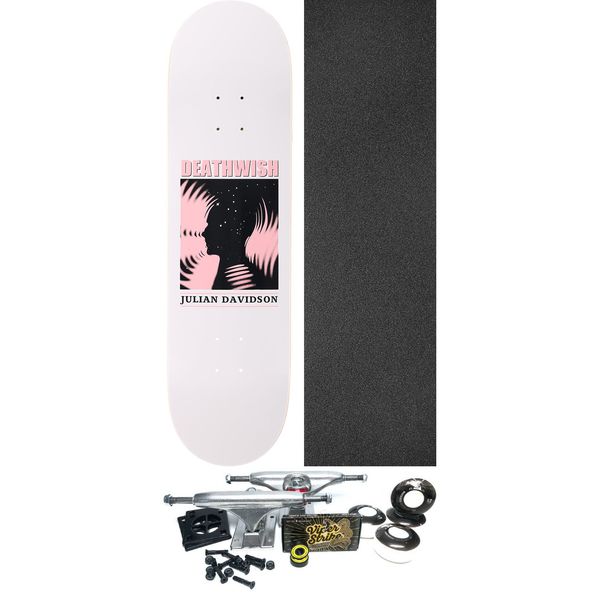 Deathwish Skateboards Julian Davidson Recovery Skateboard Deck - 8.475" x 31.875" - Complete Skateboard Bundle